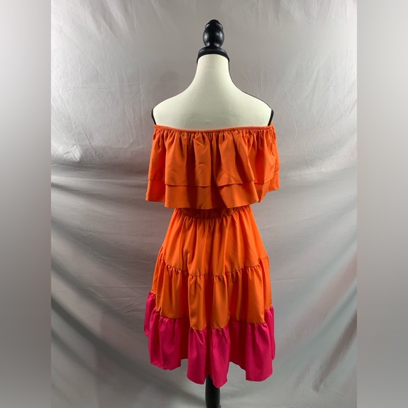 Off Shoulder Ruffle Dress - Picture 9 of 9